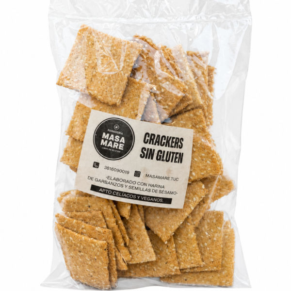 Producto - GALLETAS CRACKERS SIN TACC MASA MARE 200gr