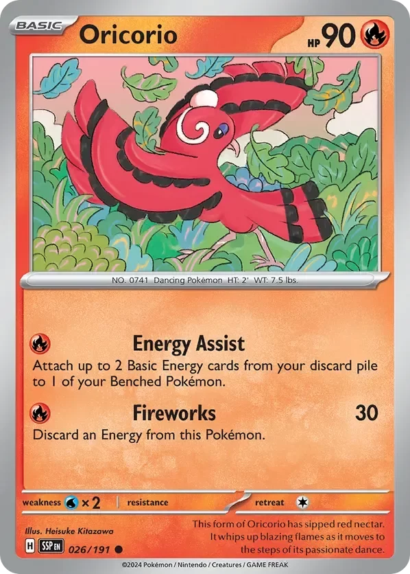 Producto - Oricorio - 026/191 - Surging Sparks