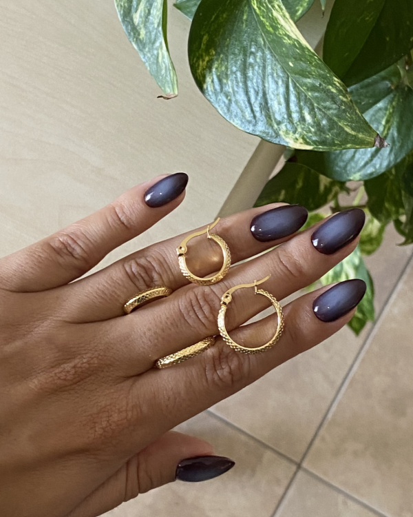 Producto - Argollita Kobra Doré 1,5cm