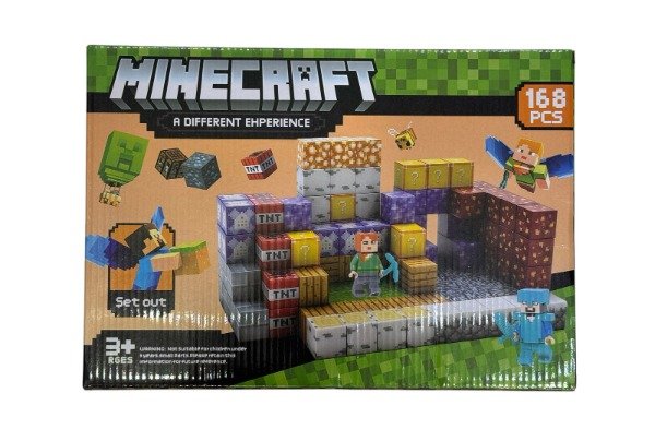 Producto - 677-116 Bloques magneticos MINECARFT (168PCS)