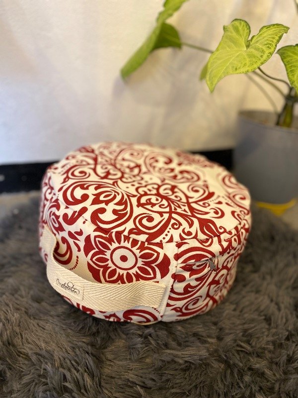 Producto - Almohadón de piso mándala rojos - 0