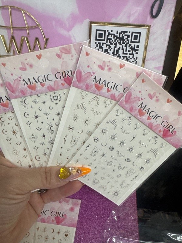 Producto - Sticker lunitas,corazones y destellos surtidos sin eleccion