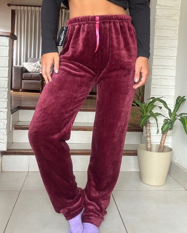 Producto - Pant polar soft- bordó