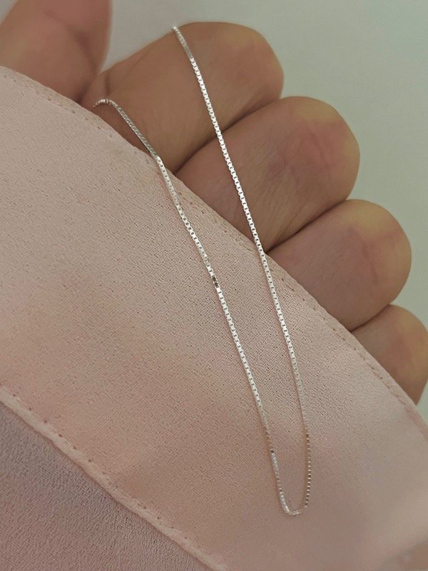 Producto - Cadena veneciana plata 925 50cm