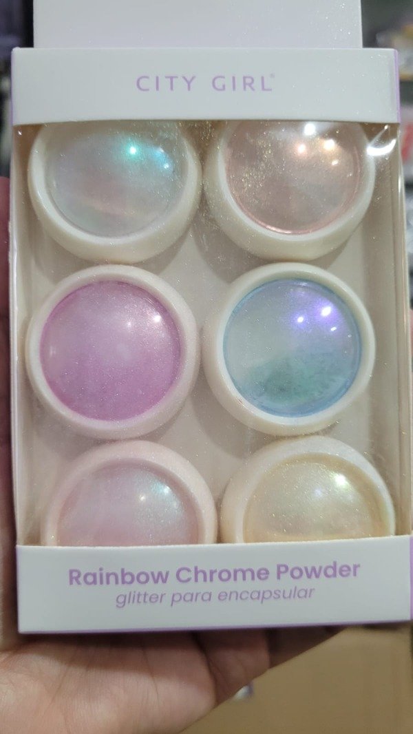 Producto - POLVO CITY GIRL RAINBOW X6