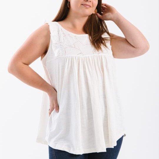 Producto - Musculosa con broderie 7008