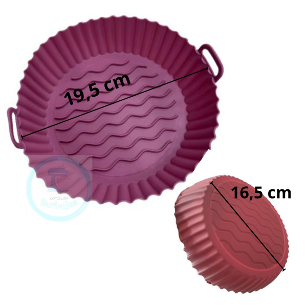 Producto - Molde de Silicona Freidora de Aire Redondo 19,5 cm x1