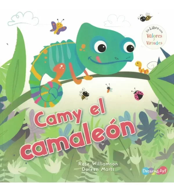 Producto - Cami el camaleon -  Libro con valores y virtudes - Pl