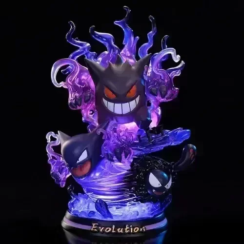 Producto - Diorama Gengar Evolution - Pokemon - con Luz