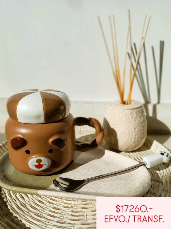 Producto - TAZA OSO - TAPA A ROSCA
