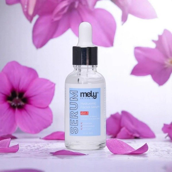 Producto - SERUM FACIAL MELY 4 EN 1 ACIDO HILAURONICO, RETINOL, ALOE VERA Y HABA DE SOJA