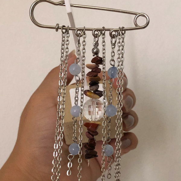 Producto - Charm cuarzo celeste