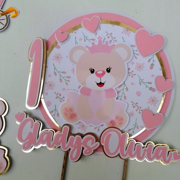 Producto - CAKE TOPPER OSITA CORONA - 4
