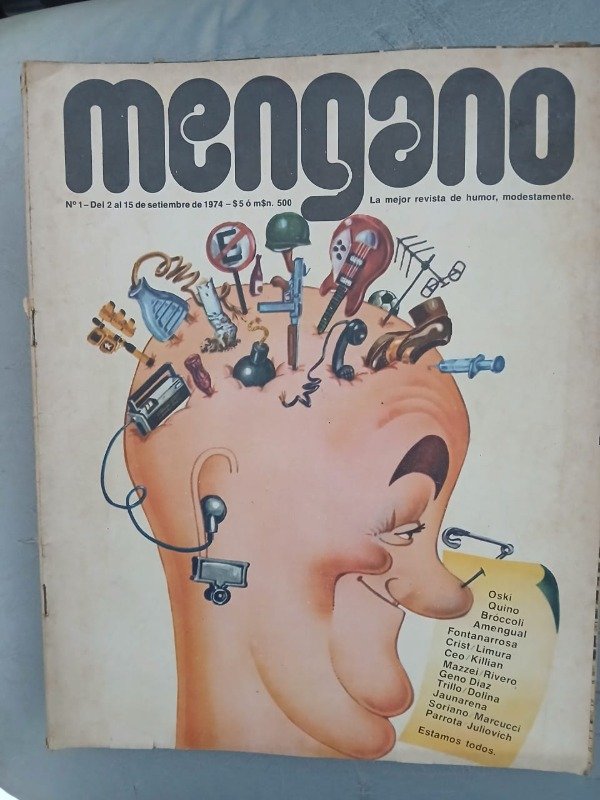 Producto - REVISTA MENGANO N 1  2 AL 15 SEPTIEMBRE 1974