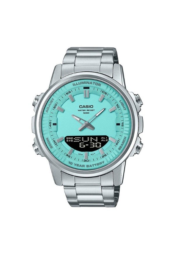 Producto - Reloj CASIO AMW 880 celeste (Tiffany)
