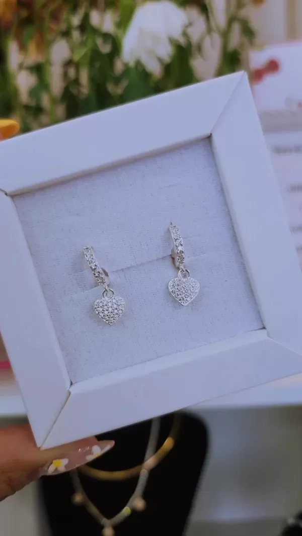 Producto - Argollas dije corazon PL