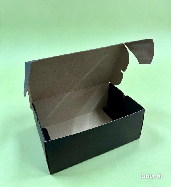 Producto - CAJA NEGRO OPACO -COD.1303 medida13x8x21 con evidencia de apertura - 1