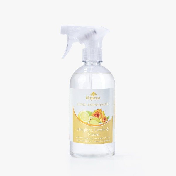 Producto - Jengibre, limon y rosas 500 ml con gatillo - 0