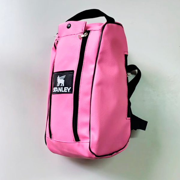 Producto - BOLSO STANLEY CUERINA MOCHILA NEGRO / AZUL / ROSADO / BLANCO  40 x 17 CM