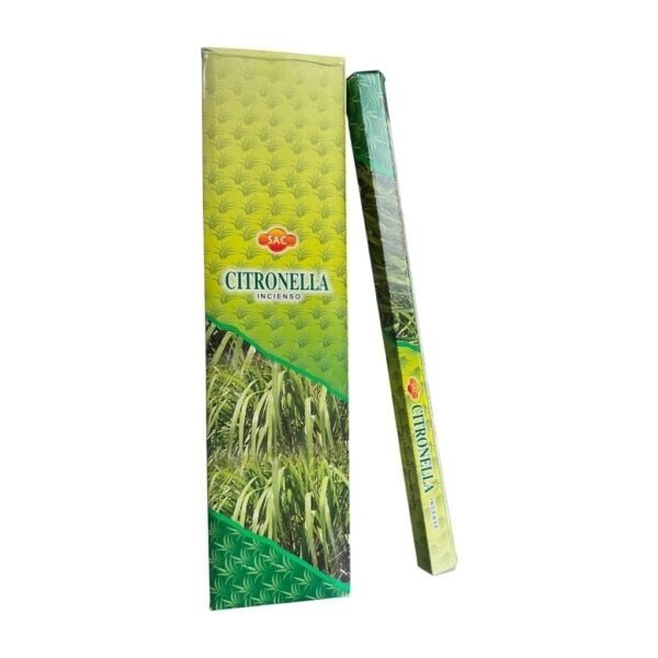 Producto - Sahumerios extra largos SAC citronela x 6 unid.