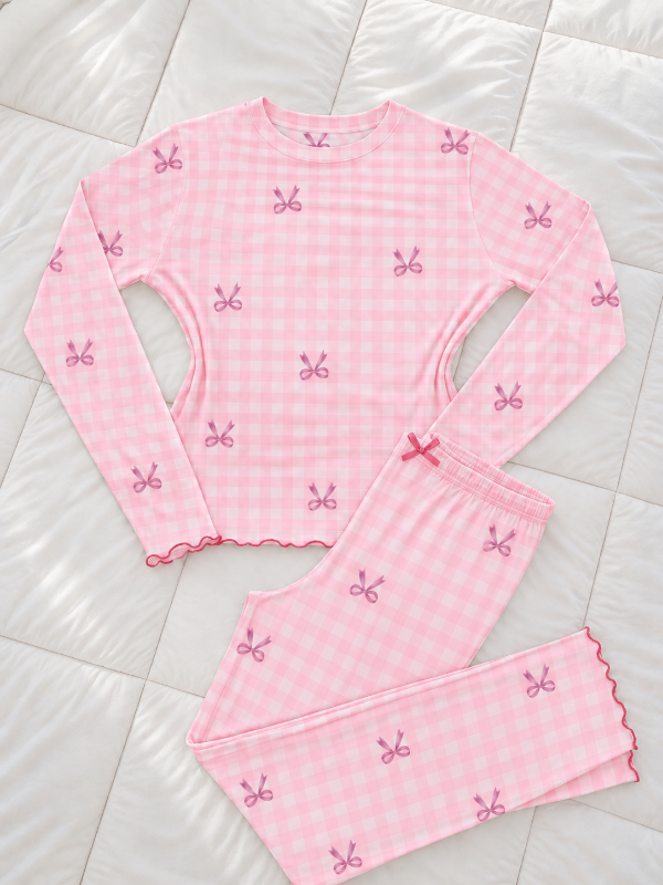 Producto - (3 variantes sin eleccion, ver fotos)Conjunto modal soft CUADRILLE [MANGA LARGA] - 1