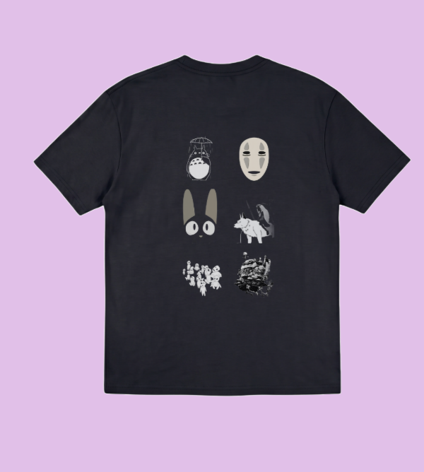 Producto - Remera oversize mundo Ghibli / Ghibli face's - 0