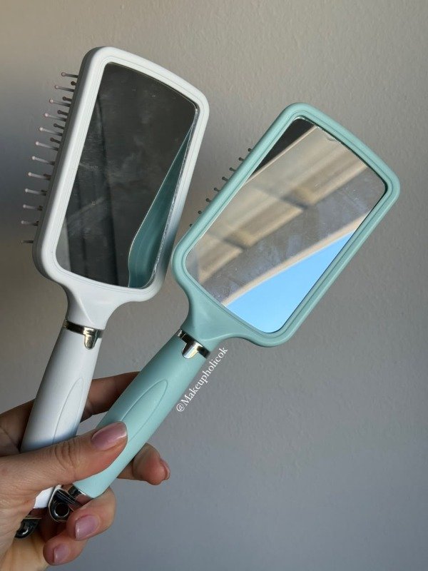 Producto - CEPILLO PARA EL PELO RECTANGULAR CON ESPEJO - PRATYS
