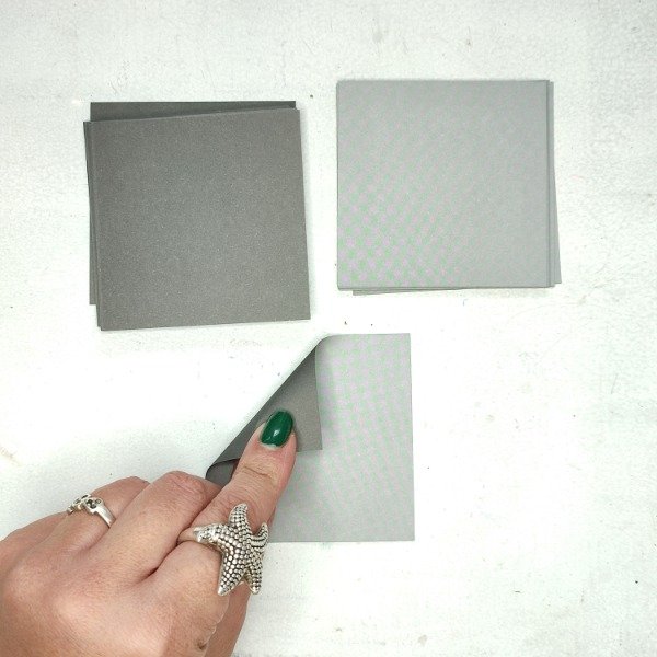 Producto - Gris/ negro 80 papeles 7,5x7,5