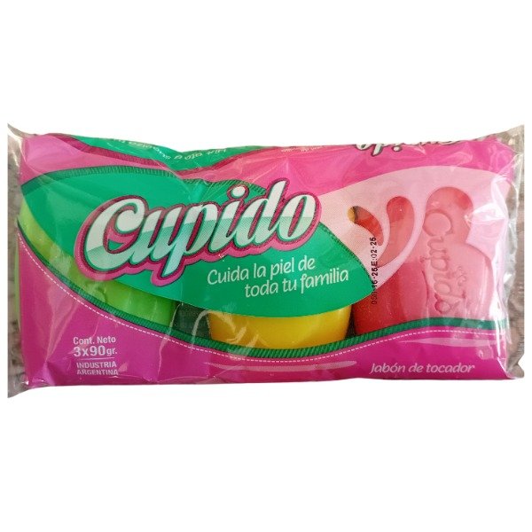 Producto - JABON TOCADOR CUPIDO X3 90GR