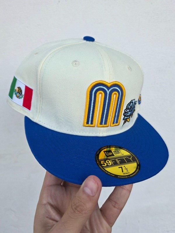 Producto - Mexico Rose Cream New Era 59FIFTY Talle 7 1/2