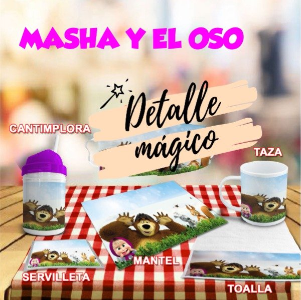 Producto - Set Jardín Masha y el Oso