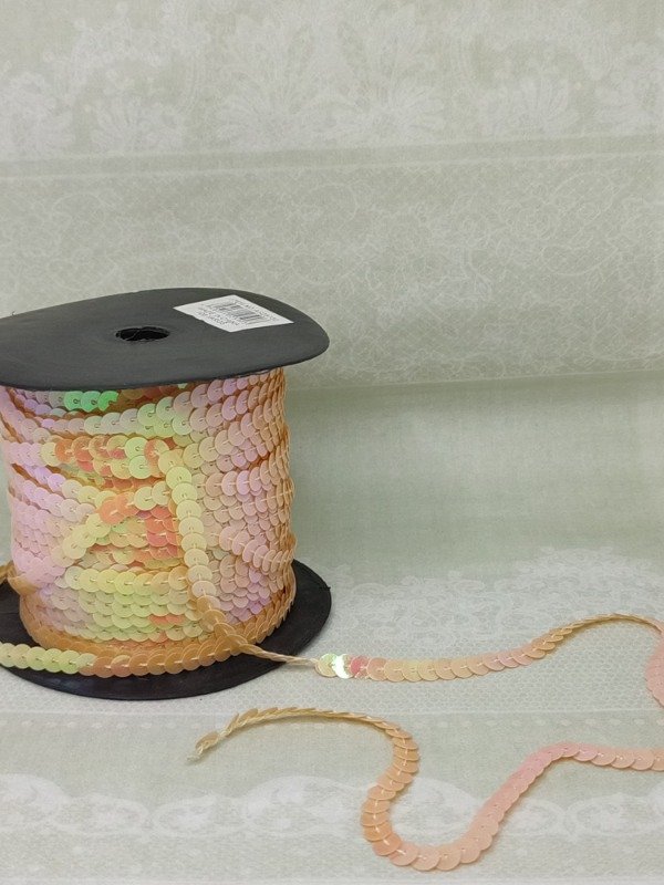Producto - Lentejuela naranjas x metro