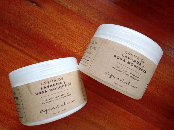 Producto - Crema corporal de lavanda y rosa mosqueta