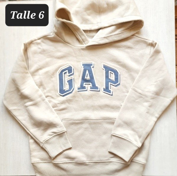 Buzo con friza gap talle 6 beighe — imagen 2