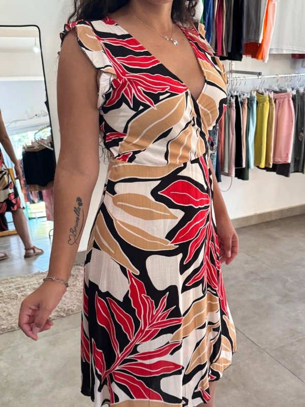 Producto - VESTIDO FIBRANA CORTO CRUZADO