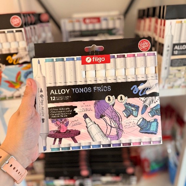 Producto - Marcadores Filgo doble punta Alloy tonos fríos
