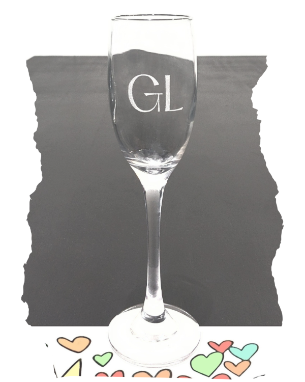 Producto - Copa de champagne barone con Iniciales