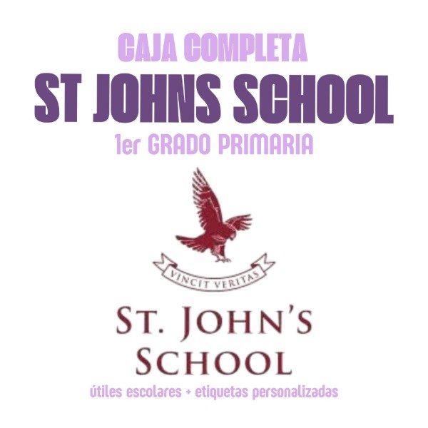 Producto - Caja Escolar - Colegio St Johns School - 1er Grado