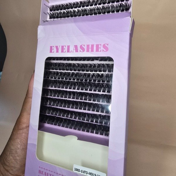 Producto - Pestañas 100P caja lila