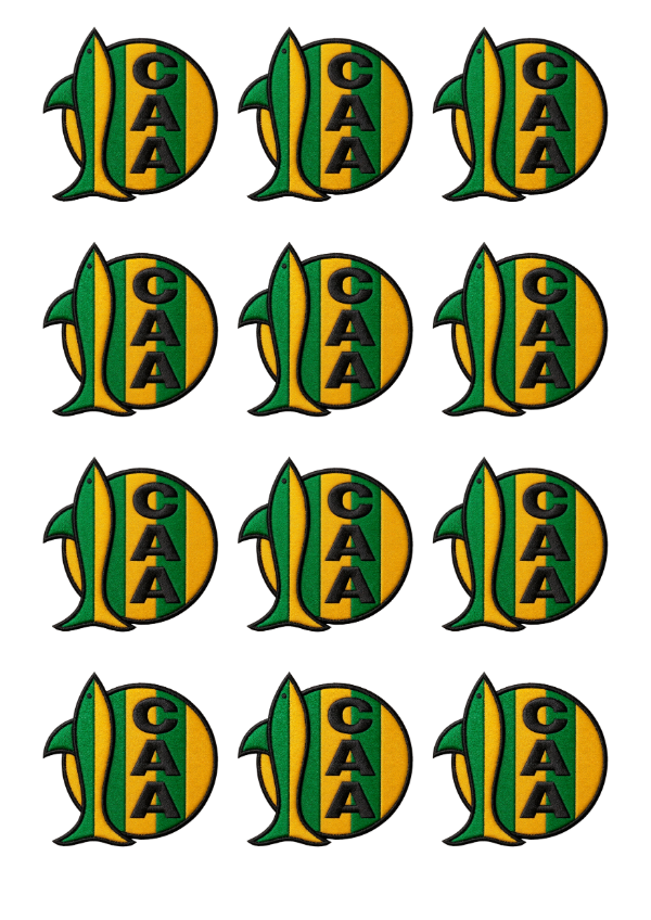 Producto - Impresion Dtf A3 Parche Efecto Bordado Escudos De Futbol Aldosivi
