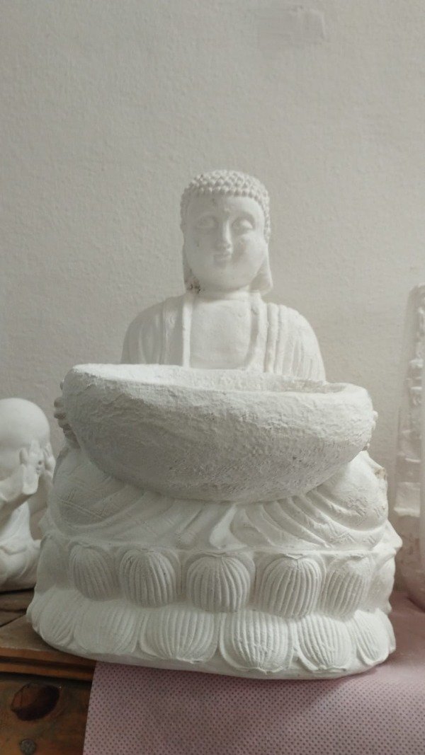 Producto - Buda lampara de sal FLOR DE LOTO