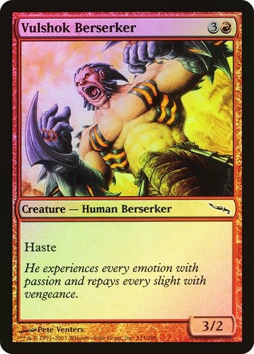 Producto - Vulshok Berserker Foil  Mirrodin