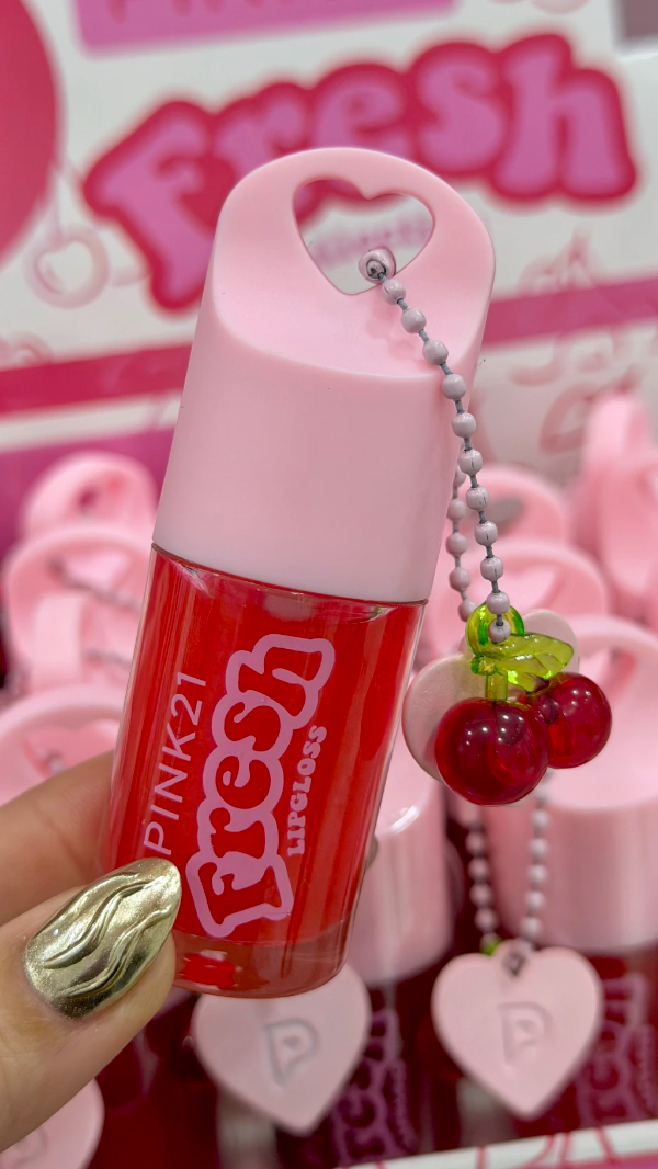 Producto - Lipgloss Charms Cerezas - Pink 21