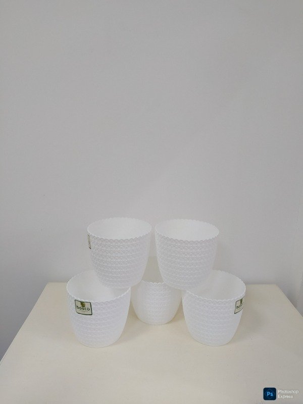 Producto - Macetas brescia con relieve 18cm