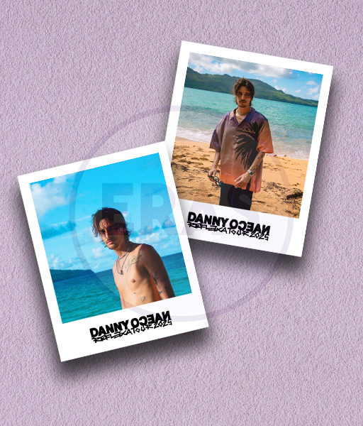Producto - STICKERS UV- DANNY OCEAN - SET POLAROID - PLAYA