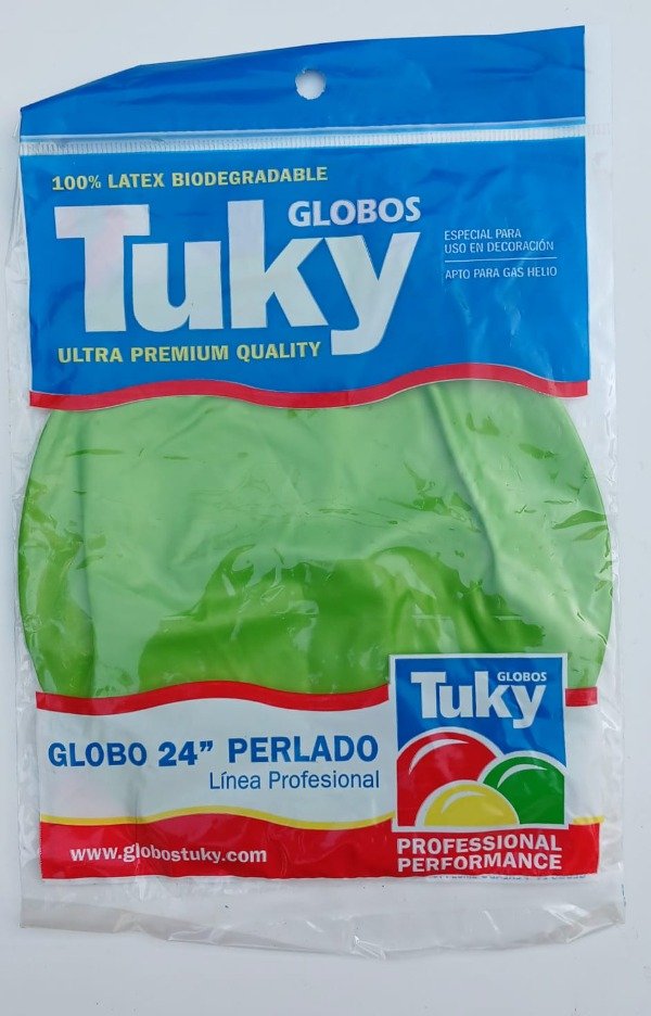 Producto - Piñata/Globo Tuky 24" Perlada Verde Manzana
