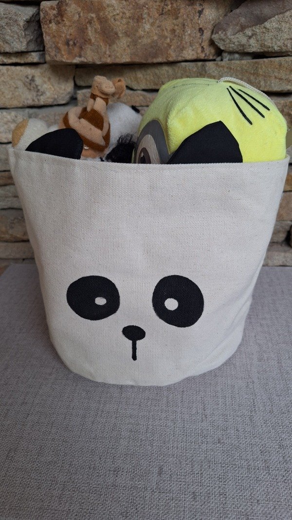 Producto - Contenedor de tela panda - 0