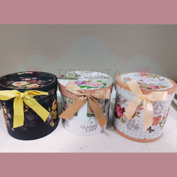 Producto - TAZA DE PORCELANA VINTAGE BEIGE 300 ML CON CAJITA REGALO - 1