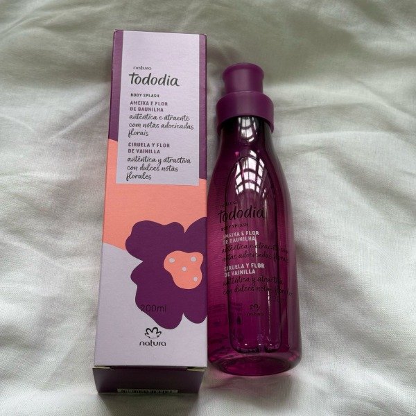 Producto - Natura Tododia Body Splash Ciruela y flor de vainilla