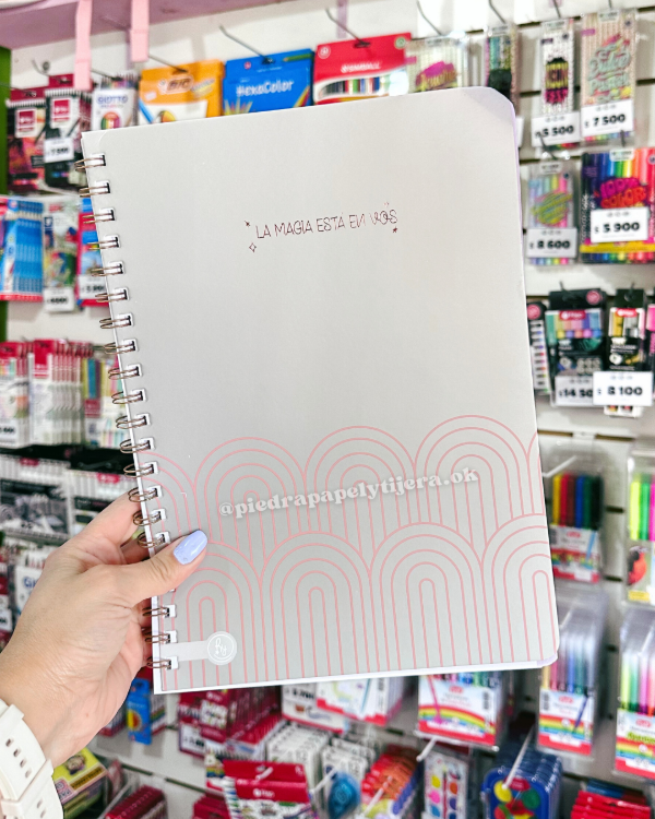 Producto - Cuaderno semirigido la magia esta en vos